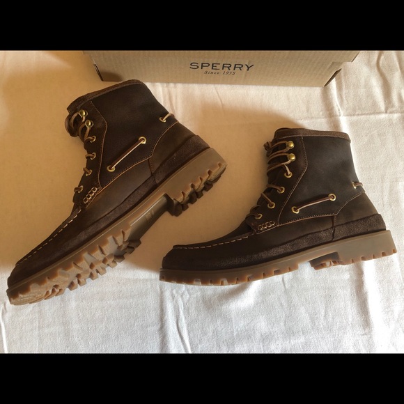 Sperry Men’s Authentic Original Leather Lug Boot - Picture 3 of 13